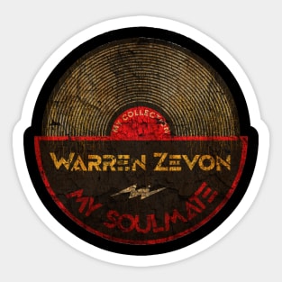 Warren Zevon - My Soulmate Sticker
